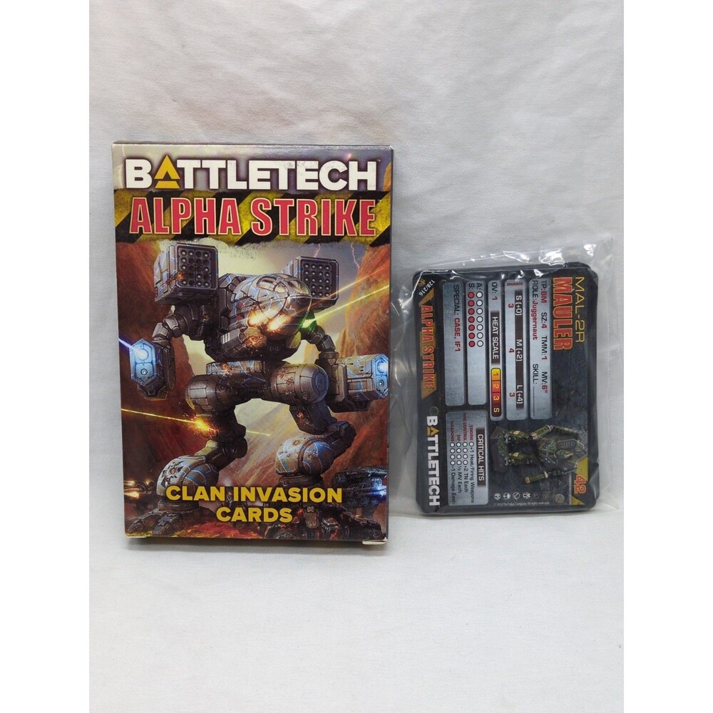 *Incomplete* Battletech Alpha Strike Clan Invasion Cards